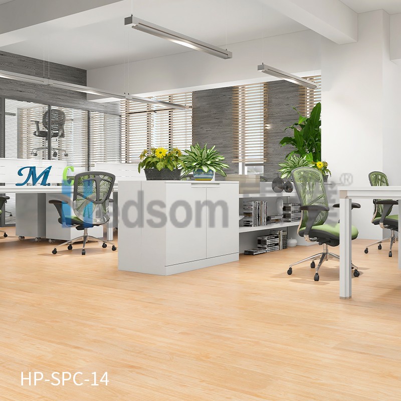 HP-SPC-14 惠璞石塑鎖扣地板安裝效果