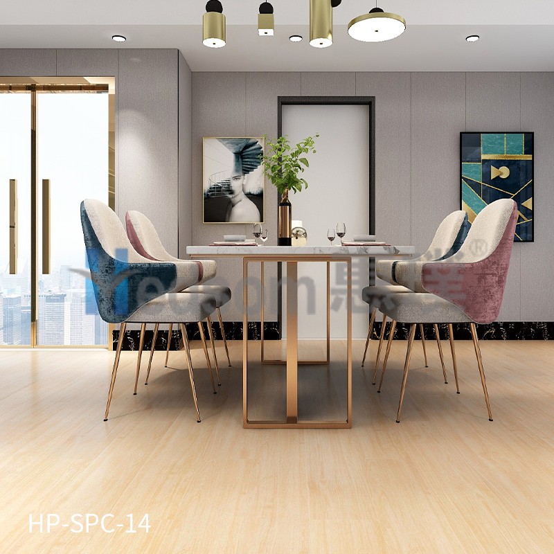 HP-SPC-14 惠璞石塑鎖扣地板安裝效果