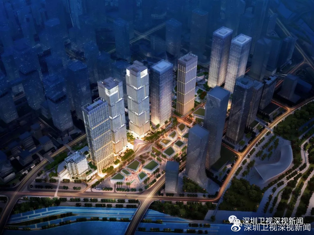 （前海國際樞紐中心項(xiàng)目效果圖）
